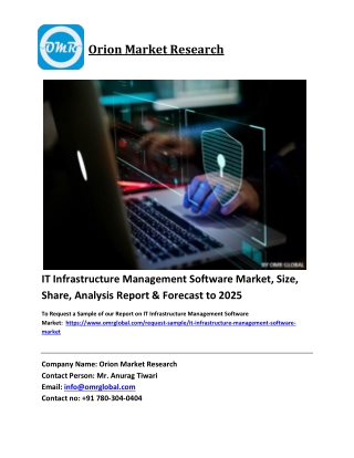IT Infrastructure Management Software Market Trends, Size, Competitive Analysis