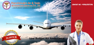 Book Foremost Charter Air Ambulance Service in Vijayawada by Panchmukhi with Medical Care