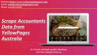 Scrape Accountants Data from YellowPages Australia