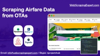 Scraping Airfare Data from OTAs