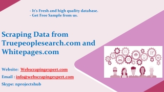 Scraping Data from Truepeoplesearch.com and Whitepages.com