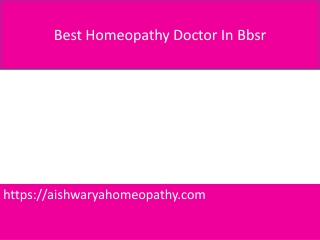 top Homeopathy Doctor In Bhubaneswar