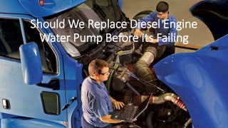 How To Install Diesel Engine Water Pumps In 13 Easy Steps