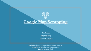 Google Map Scrapping