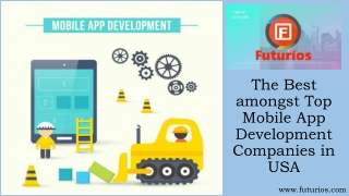 The Best amongst Top Mobile App Development Companies in USA