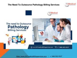 The Need To Outsource Pathology Billing Services