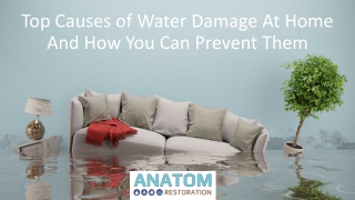 Top Causes of Water Damage at Home and How You Can Prevent Them