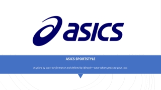 Asics Sports Shoes - Wear What Speaks to Your Soul
