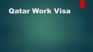 Qatar Work Visa
