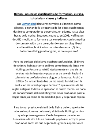 Bilbao - anuncios clasificados de diversos servicios para la comunidad - varios