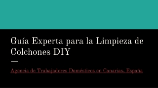 Agencia de Trabajadores Domésticos en Canarias, España