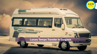 tempo traveller in gurgaon