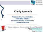 Kristiga pasaule