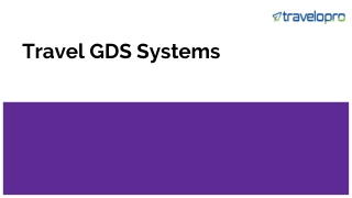Travel GDS Systems