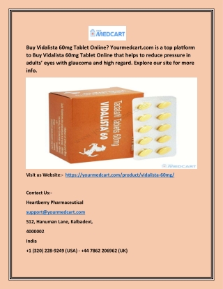 Vidalista 60mg