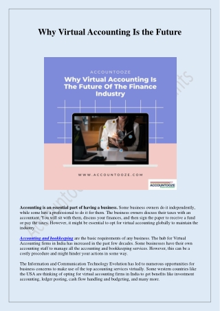 Why Virtual Accounting Is the Future-Top tax advisor india