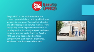 How To Make Your Moving Stress Free | EasyGo PRO