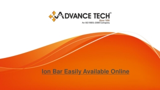 Ion Bar Easily Available Online