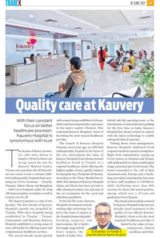 Quality Care at Kauvery Hospital
