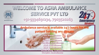 Get 24/7 hour Train Ambulance Service in Patna |ASHA