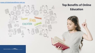 Top Benefits of Online Education