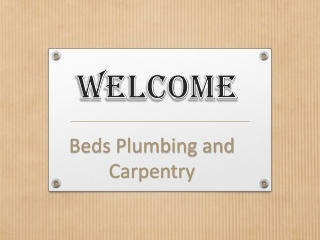 Emergency Plumber in Flitwick