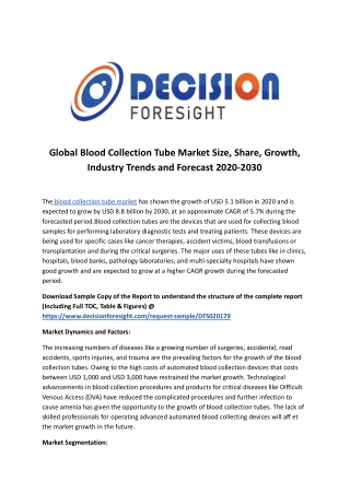 Global Blood Collection Tube Market.docx