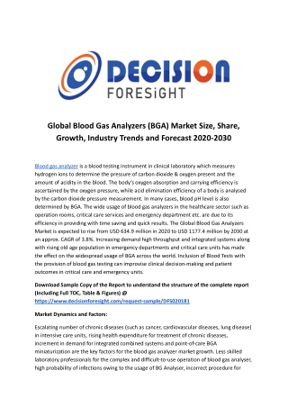 Global Blood Gas Analyzers (BGA) Market.docx