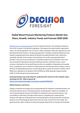 Global Blood Pressure Monitoring Products Market.docx