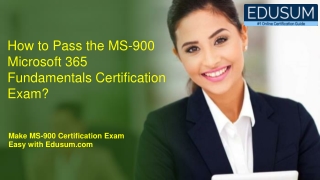 How to Pass the MS-900 Microsoft 365 Fundamentals Certification Exam?