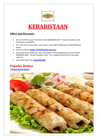 KEBABISTAAN -15% off - Kebab takeaway Pacific Paradise, QLD