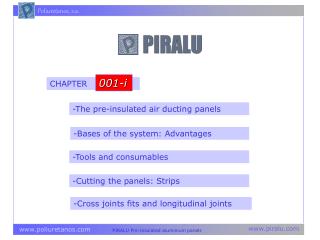 -The pre-insulated air ducting panels