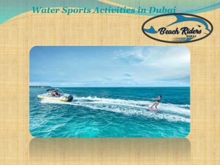 Watersports Activities in Dubai