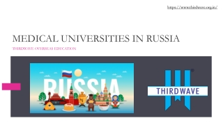 Medical Universities in Russia
