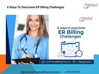 6 Ways to Overcome ER Billing Challenges