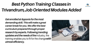 Python Training in Trivandrum, Request Demo Class