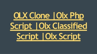 Best OLX Clone Script - DOD IT Solutions