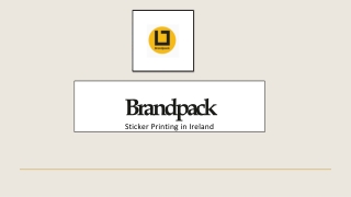 Sticker Printing Near Me - Brandpack