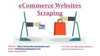 eCommerce Websites Scraping