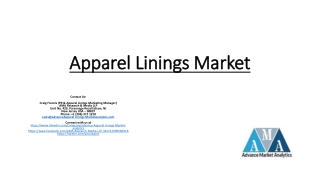 Apparel Linings Market