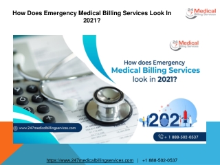 How Does Emergency Medical Billing Services Look In 2021