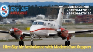 Book Significant Air Ambulance from Ranchi with Curative Care