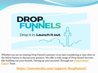 Drop funnel Virtual Assistant - Drop funnel Virtual Expert