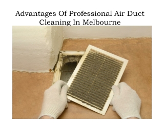 Duct Cleaning Services in Melbourne