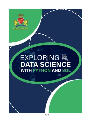 Exploring Data Science with Python and SQL
