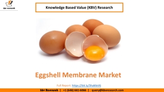 Eggshell Membrane Market Size Worth $198.9 Million by 2027 - KBV Research