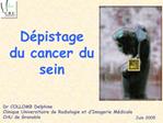 D pistage du cancer du sein