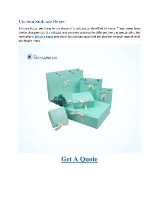 Custom Suitcase Boxes-Custom T Shirt Boxes