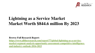 Lightning as a Service Market - Segment Analysis, Opportunity Assessment