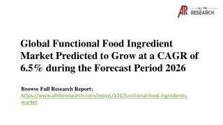 Functional Food Ingredient